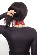 Nocturna Choker in Red
