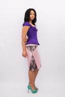 Lydia Corset in Purple