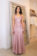 Blush Satin Gown