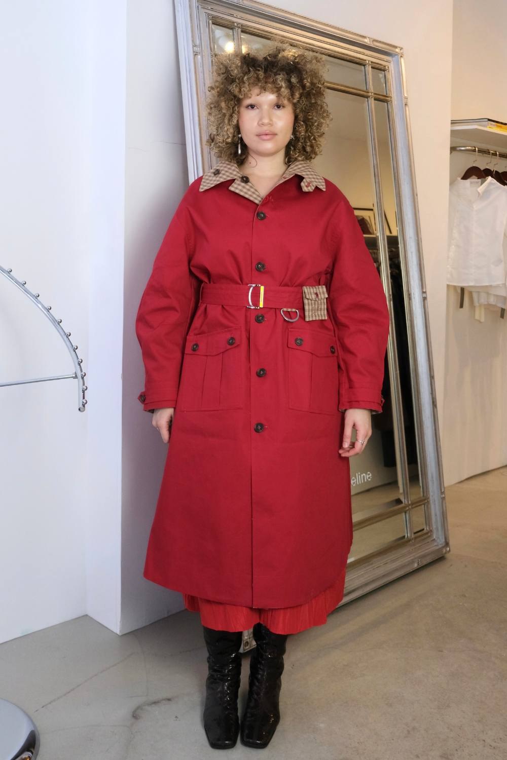 Anja Reversible Honey Trench