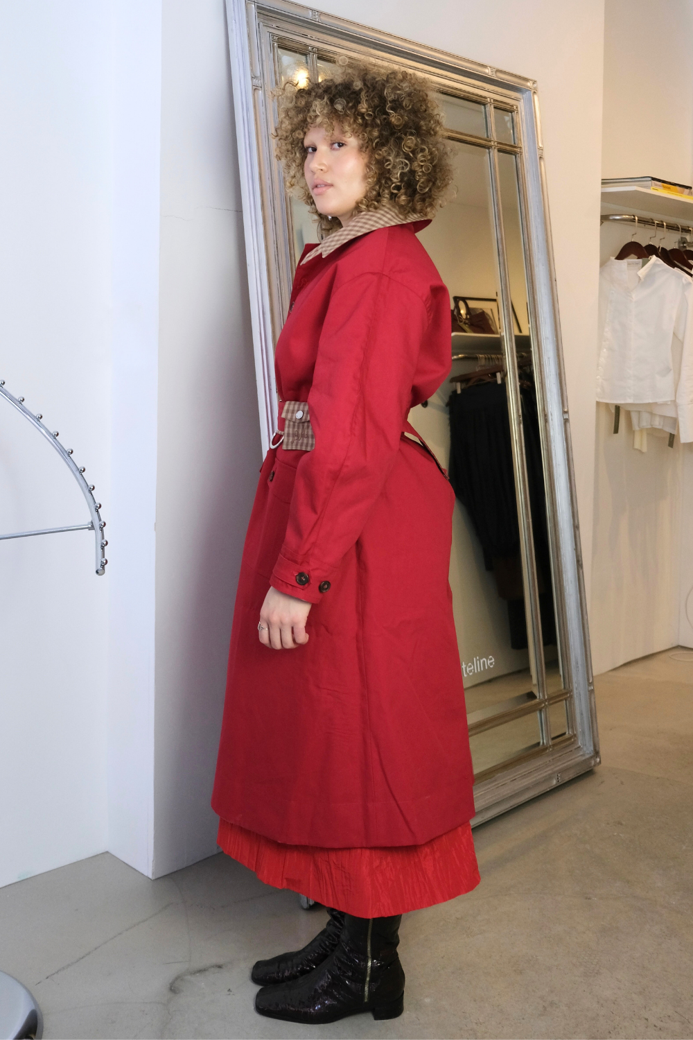 Anja Reversible Honey Trench