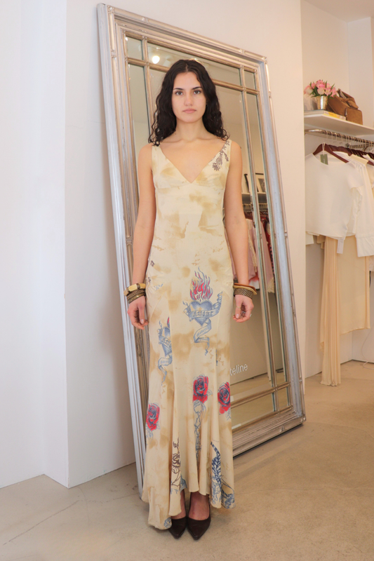 Silk Tattoo Dress SS 2003