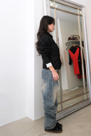 Victoria Double-Button Jacket in Black