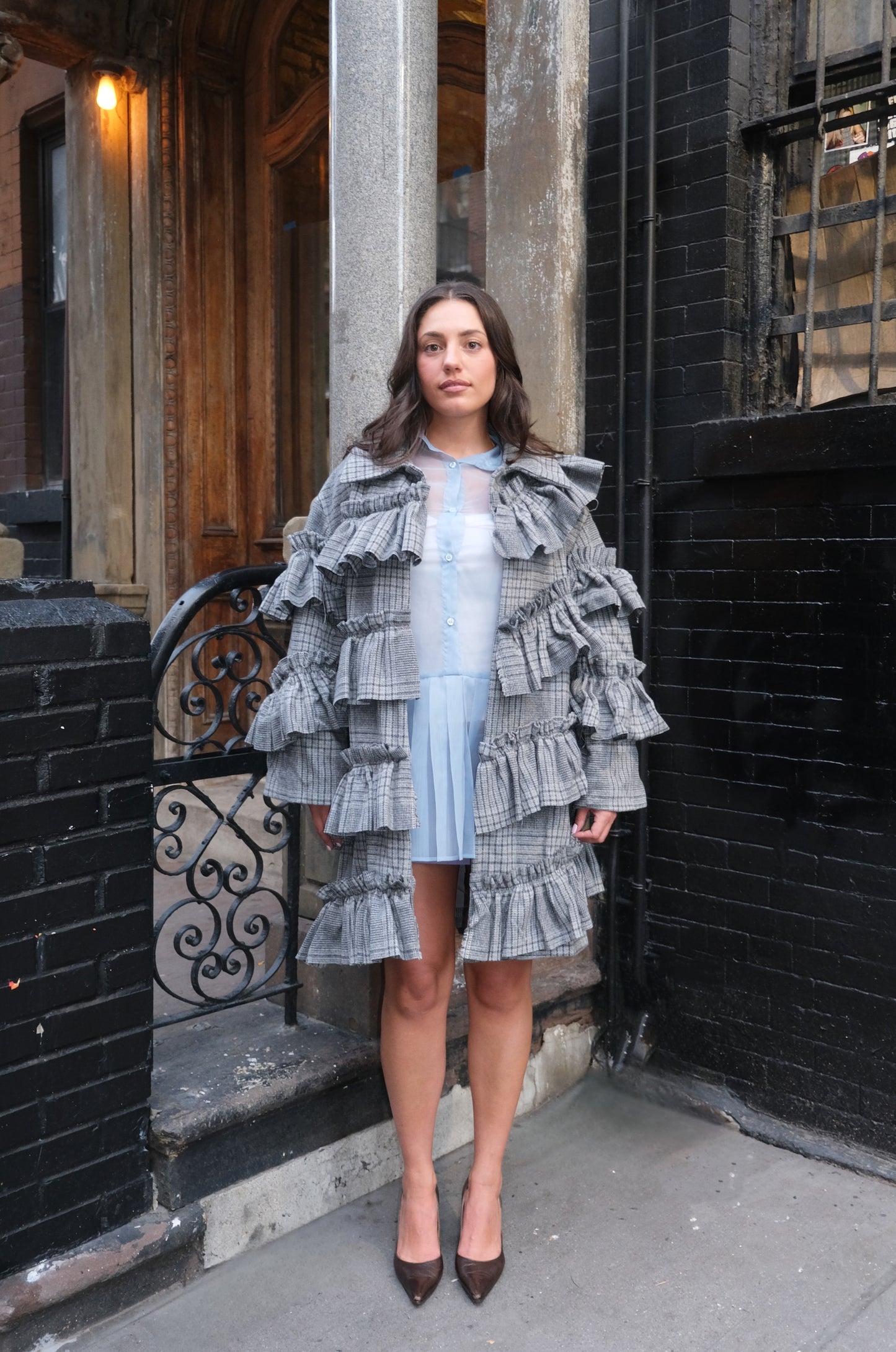 Clarissa Ruffle Coat