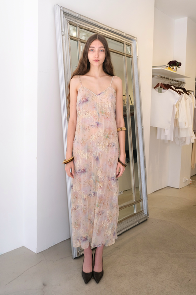 blossom pointelle slip dress Ditsy Daisy Pearl White XS Wear it as PJs Blossom Slip Dress