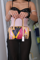 Dior 2000s Printed Mini Bowler Bag