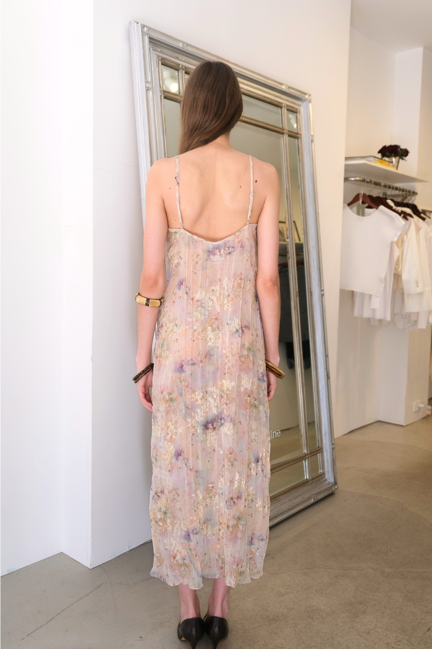 Oasis Blooms Slip Dress