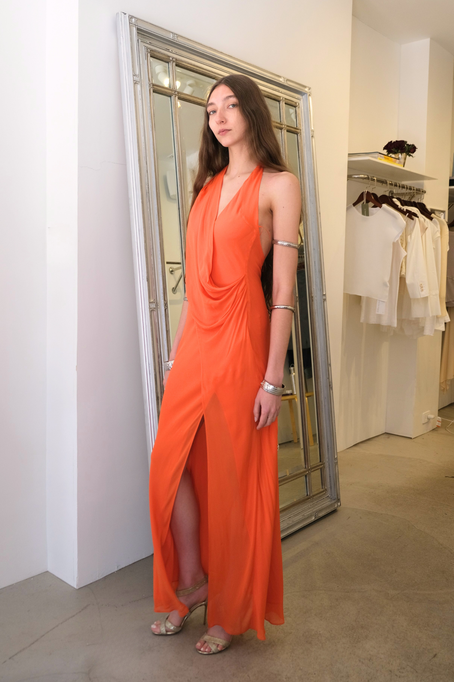 Sabrina Drape Maxi Dress
