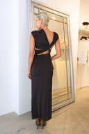 Solenne Twist Maxi Dress