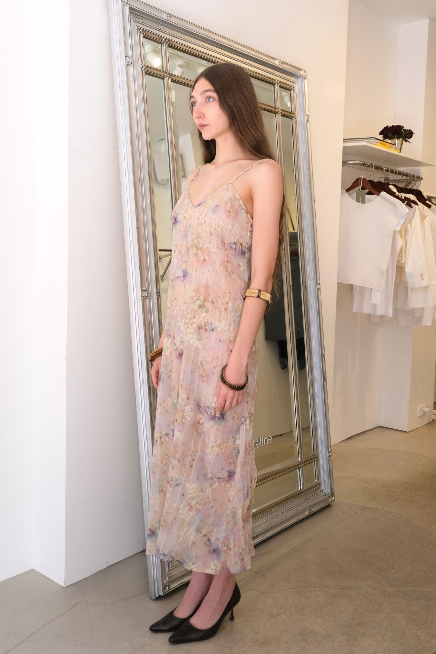 Oasis Blooms Slip Dress