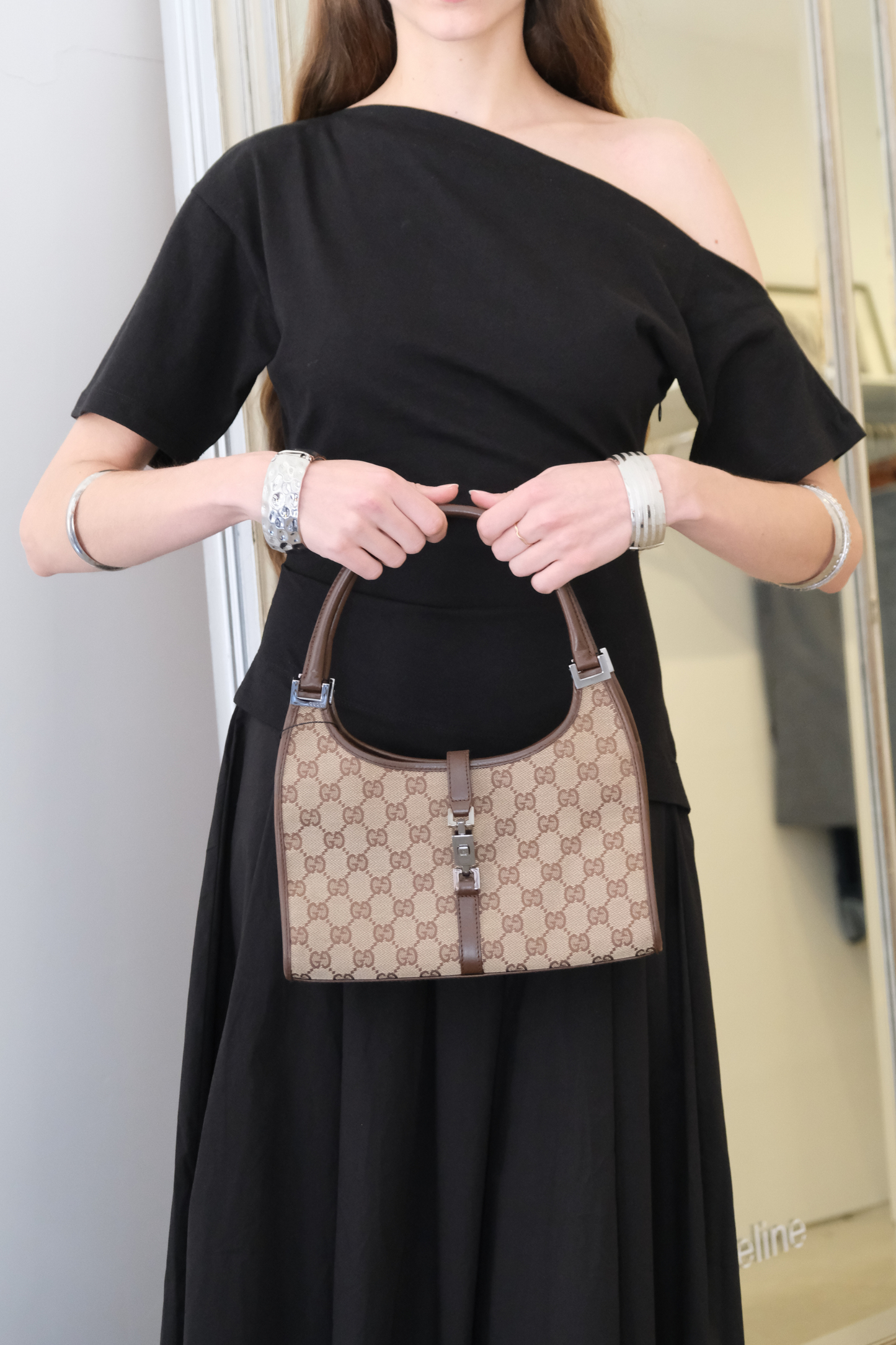 Gucci Monogram Jackie Bag