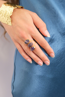 Trio Violet Ring