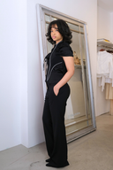 Open Heart Top in Black