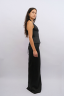 Swiss Satin Maxi Skirt