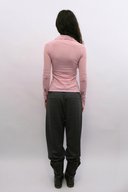 Silvia Polo Top in Blush