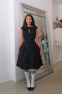 Pleated Pouf Skirt