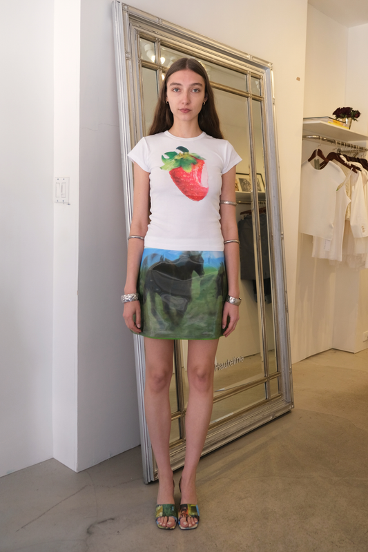 Strawberry Patch Baby Tee