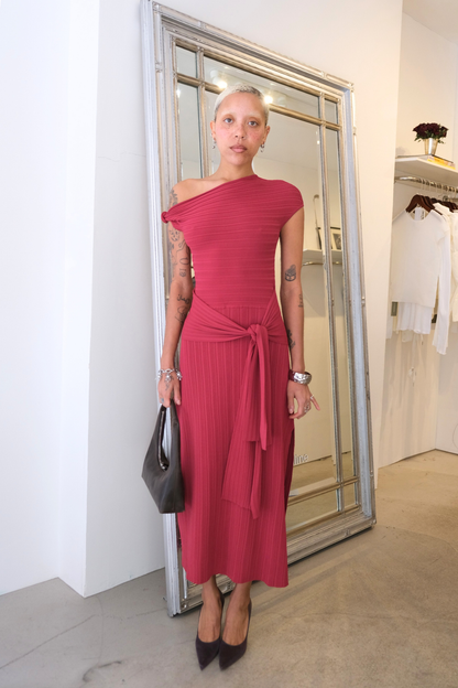 Syrah Rib Midi Dress