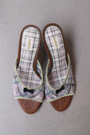 Heels in Dollhouse Plaid