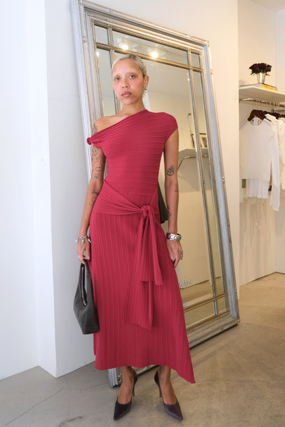 Syrah Rib Midi Dress
