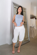 Charli Capris in White