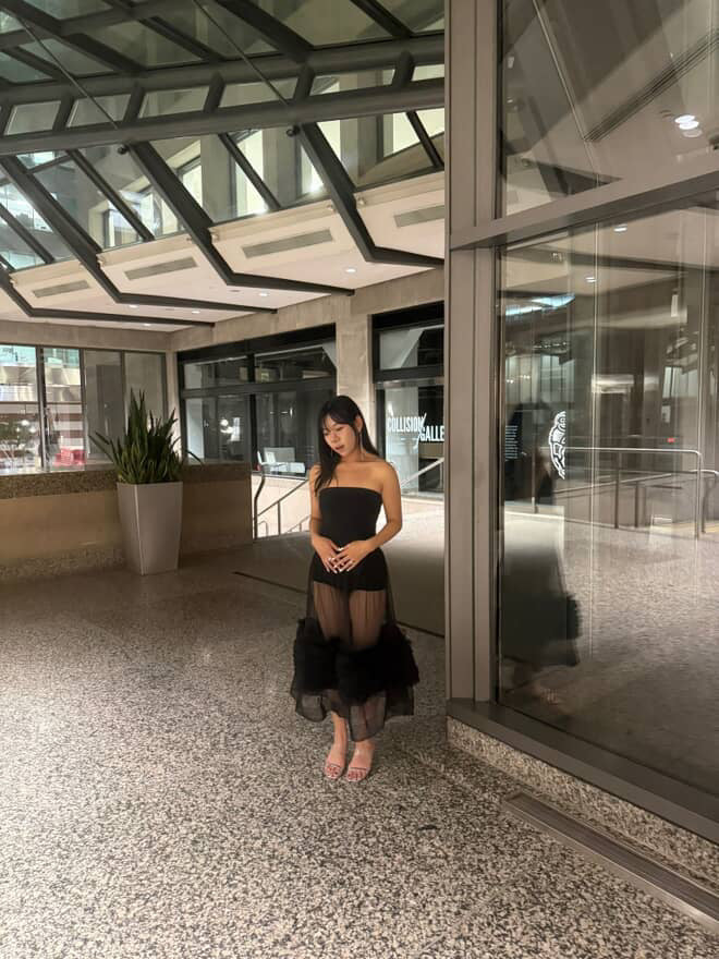 Puff Midi Skirt seen on you