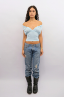 Simone Top in Ciel