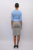 The V-Neck 3/4 Sleeve in Sky Blue