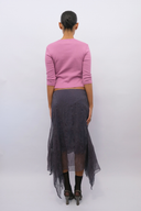 The V-Neck 3/4 Sleeve in Dahlia