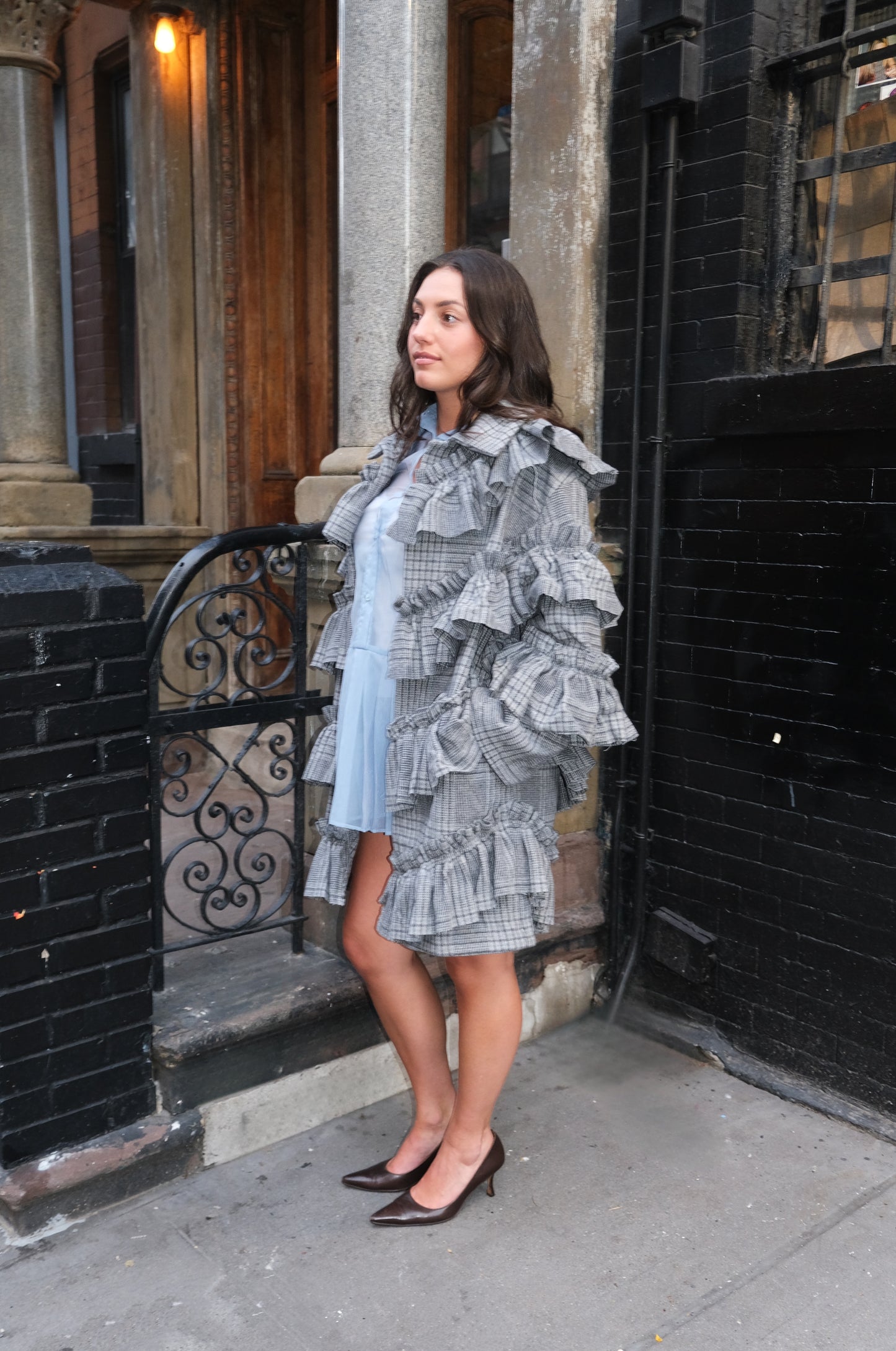 Clarissa Ruffle Coat