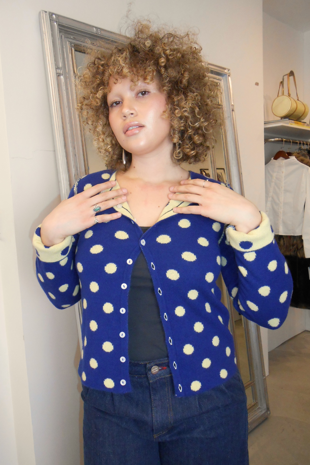 Tabitha Reversible Merino Wool Cardigan