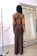 The Dreamer V Neck Dress in Dark Chocolate