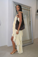 Violet Dress in Butter Yellow