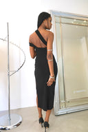 Sylvie Asym Midi Dress