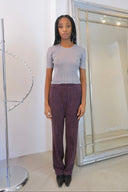 Issey Miyake Pleats Please Mesh Grey Short Sleeve