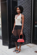 Aurora Top Sandstone Lace