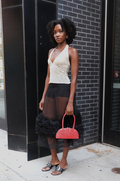 Bessette Shoulder Bag in Red