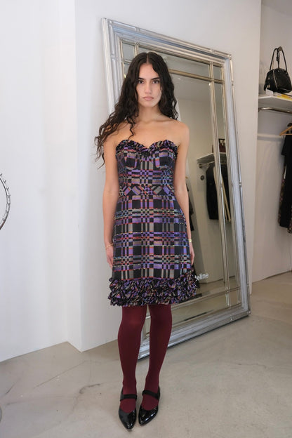 Shangri-La Taffeta Party Dress