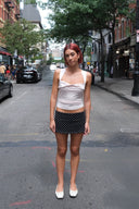 Olympia Skirt Black Polka Dot