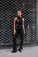 Felted Scuba Cut-Out Top