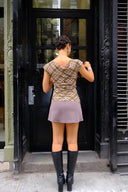 Aria Skirt in Brown