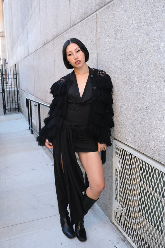 Vintage Sonia Rykiel Fringe Sweater