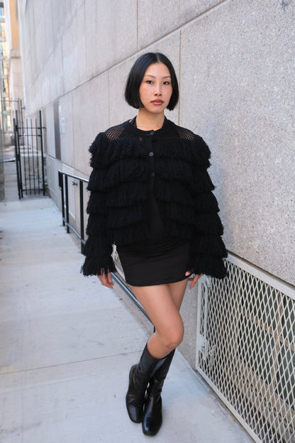 Vintage Sonia Rykiel Fringe Sweater
