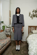 Grey Short Suit Coat