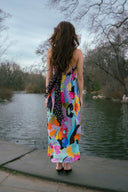 Hayley Dress Tulip Spot Mix Multi