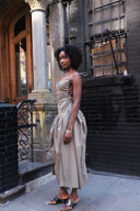 Grey Bubble Maxi Dress