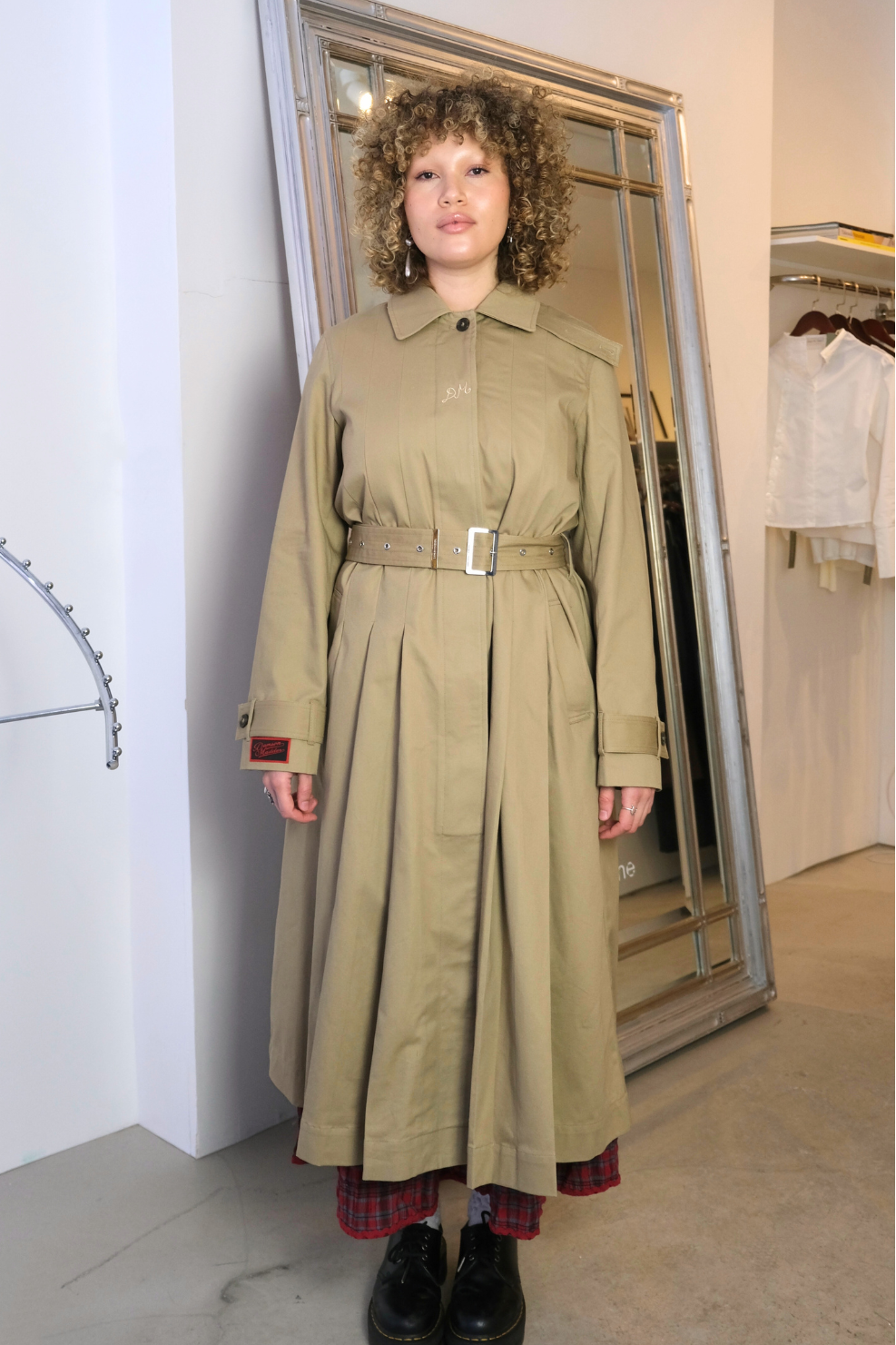 Sofia Pleated Trench