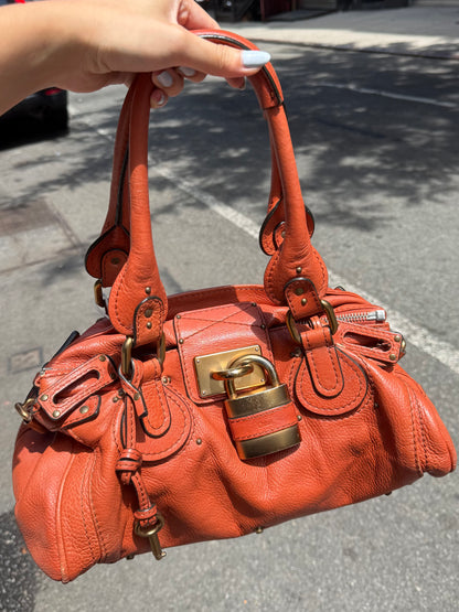 Chloé Orange Paddington Bag