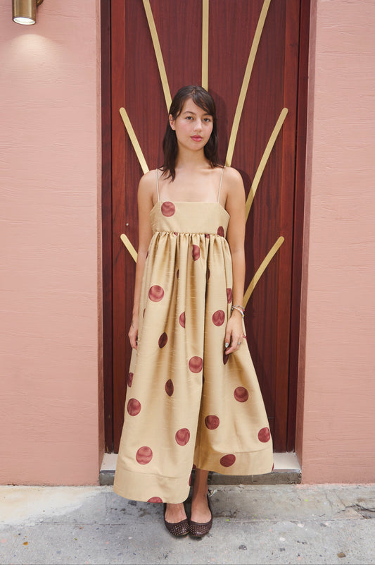 Polka Dot Midi Dress