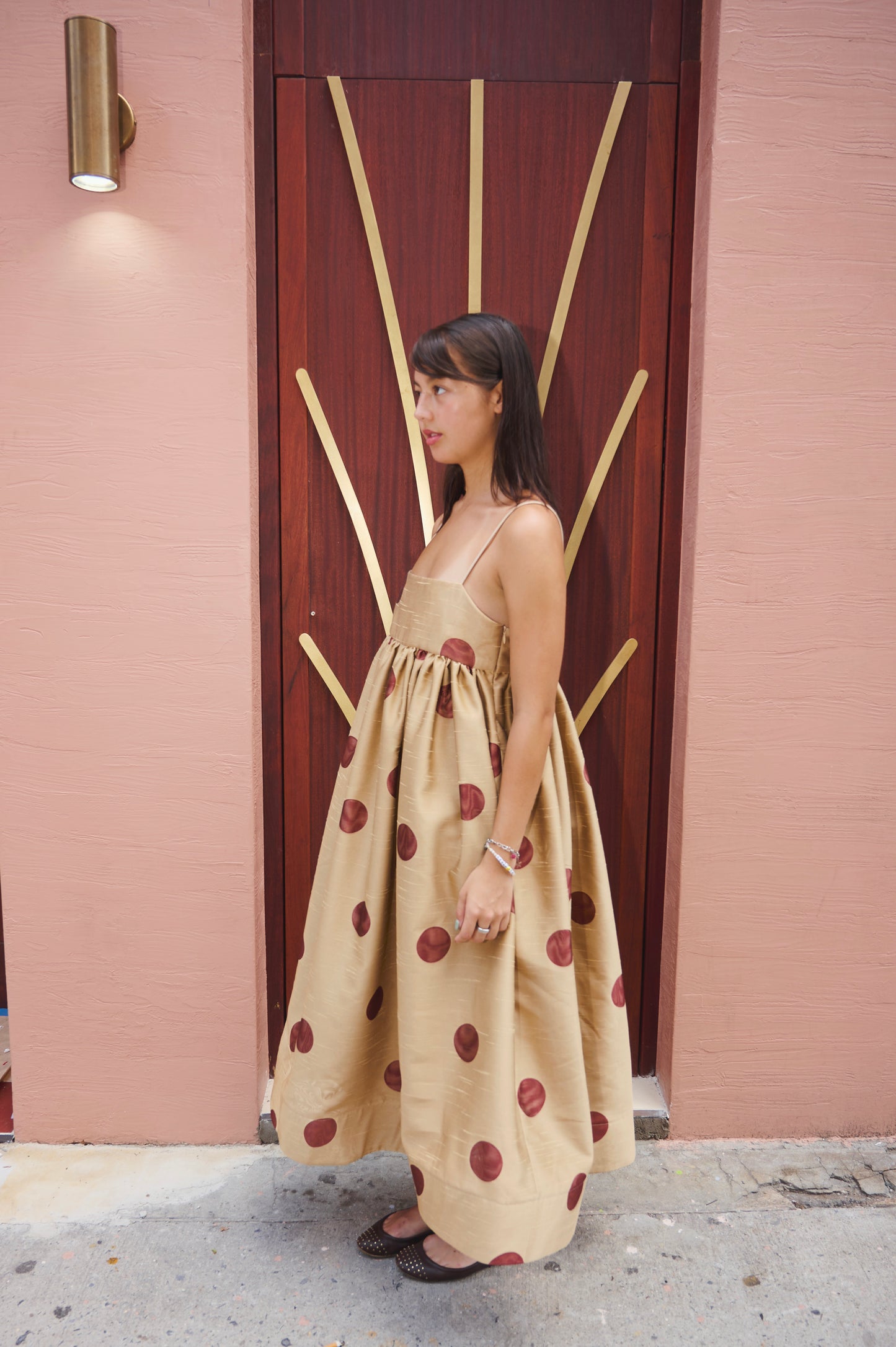 Polka Dot Midi Dress